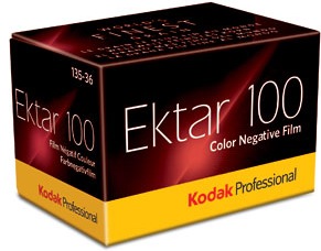 Kodak Ektar 100 film package